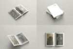 Grand Livre de mon Monde (2021), Visual poetry booklet & hanging parchment, Text on tracing paper and photo prints, 21 × 14.5 cm