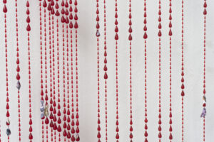 <em>sunflower seed husks</em> (2024), image courtesy of Nilam Ali