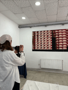 Filming at the Bachelor final exhibition at Institut Supérieur des Beaux Arts de Tunis