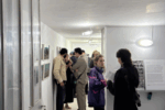 visitors in the exhibition