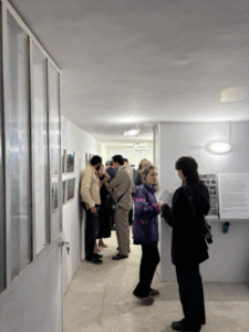 visitors in the exhibition