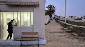 the exhibition space in le Kram